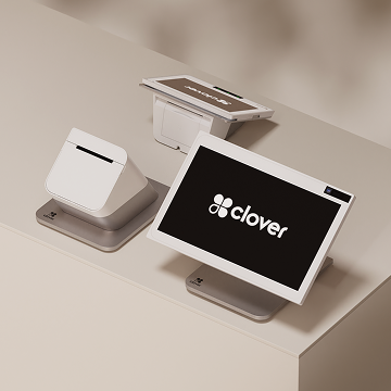 Clover Station Duo with merchant display, customer display, and receipt printer